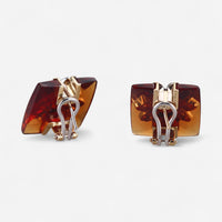 Tavanti 18K Yellow & White Gold Diamond & Citrine Earrings JF-75-0577FC-176