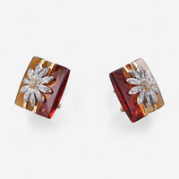 Tavanti 18K Yellow & White Gold Diamond & Citrine Earrings JF-75-0577FC-176
