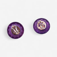 Tavanti 18K Rose & White Gold Diamond & Amethyst Earrings JF-75-0638F-174