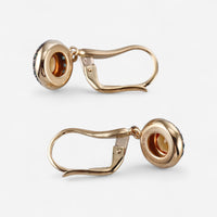 TAVANTI - 18KT Yellow Gold, Brill, Citrine, Paraiba Topaz Earring ( Diamonds 0.36ctw G Si, Topaz, Citrine)-JF-75-0824FX CI Y - 116

Earrings are 32mm long. - THE SOLIST
