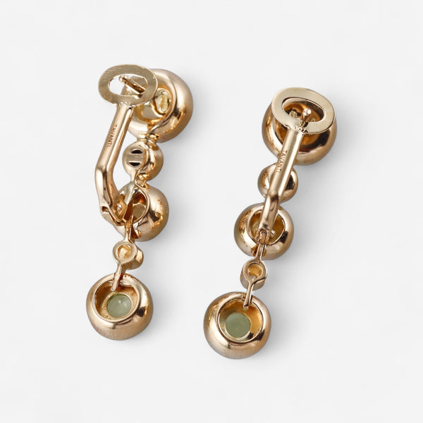 TAVANTI - 18KT Yellow Gold, Brill, Amethyst, Citrin,Peridot Earring ( Diamonds 0.48ctw G Si, Amethyst, Citrine, Peridot)-JF-75-0868F - 120

Earrings are 32mm long. - THE SOLIST