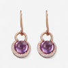 TAVANTI - 18KT Rose Gold, Brill, Amethyst Earring ( Diamonds 1.0ctw G Si, Amethyst)-JF-75-0895F - 117

Earrings are 45mm 18mm. - THE SOLIST