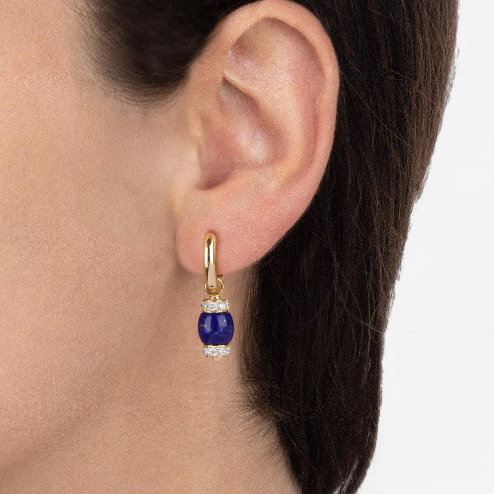 TAVANTI - 18KT Yellow Gold, Brill, Lapis Lazuli Earring ( Diamonds 0.70ctw G Si, Lapis Lazuli)-JF-75-1192 LA Y - 39

Length 30mm . Drops are removable. - THE SOLIST