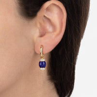 TAVANTI - 18KT Yellow Gold, Brill, Lapis Lazuli Earring ( Diamonds 0.70ctw G Si, Lapis Lazuli)-JF-75-1192 LA Y - 39

Length 30mm . Drops are removable. - THE SOLIST
