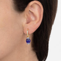 Tavanti Le Carrousel 18K Yellow Gold Lapis Lazuli & Sapphire Drop Earrings JF-75-1193-LA-BS-Y-52