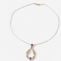 Tavanti 18K Yellow Gold Multistone Pendant Necklace JF-82-1097F-121