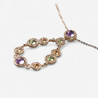 Tavanti 18K Yellow Gold Multistone Pendant Necklace JF-82-1097F-121