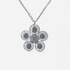 Tavanti 18K White Gold Diamond & Blue Topaz Pendant Necklace JF-82-2090-W-99