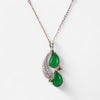 Tavanti 18K Rose & White Gold Diamond, Green Aventurine, Rock Crystal & Peridot Pendant Necklace JF-82-2133-GA-WR-23