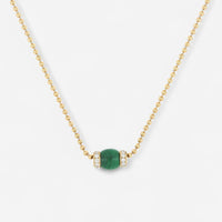 TAVANTI - 18KT Yellow Gold, Brill, Malachite Necklace ( Diamonds 0.70ctw G Si, Malachite)-JF-82-2153 MA Y - 47

Length 16.5" to 18.5". - THE SOLIST