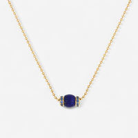 Tavanti Le Carrousel 18K Yellow Gold Lapis Lazuli & Sapphire Necklace JF-82-2154-LA-BS-Y-53