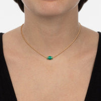 TAVANTI - 18KT Yellow Gold, Malachite, Emeralds Necklace ( Emerald, Malachite)-JF-82-2154 MA EM Y - 58

Length 16.75" to 18.5". - THE SOLIST