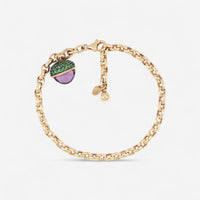 Tavanti Les Bois 18K Yellow Gold Diamond, Amethyst & Green Topaz Bracelet JF-85-0619F-89