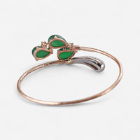 TAVANTI - 18KT White And Rose Gold,Brill,Green Avventurine + Rock Crystal, Peridot, Titanium Spring 1,5Gr Bracelet ( Diamonds 0.77ctw G Si, Aventurine, Peridot)-JF-85-0626 GA WR - 27

Medium size ( fits 7" wrist). - THE SOLIST
