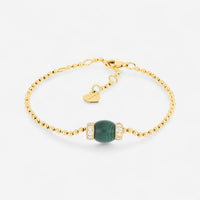 TAVANTI - 18KT Yellow Gold, Brill, Malachite Bracelet ( Diamonds 0.50ctw G Si, Malachite)-JF-85-0631 MA Y - 48

Length 6" to 7.75" - THE SOLIST