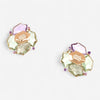 Tavanti Les Gemmes 18K Rose Gold Diamond, Green Amethyst & Amethyst Earrings JF-75-1156F-79