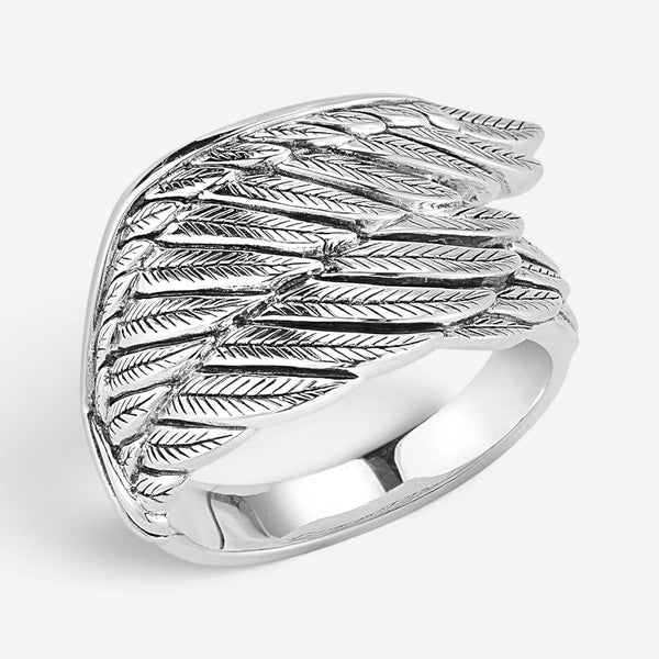 JAI Wings of Love Sterling Silver Band Ring JJH1015R