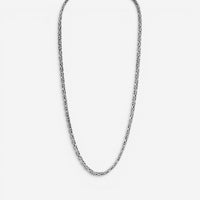 JAI Sterling Silver Byzantine Men's Necklace JJH1034MN