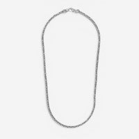 JAI Sterling Silver Byzantine Men's Necklace JJH1034MN