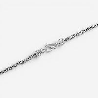 JAI Sterling Silver Byzantine Men's Necklace JJH1034MN