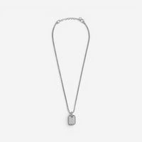 JAI Sterling Silver Diamond Pave Men's Pendant Necklace JJH3041MP-DI