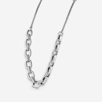 JAI Graduated Statement Link Sterling Silver Necklace JJH4007N-16