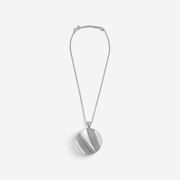 JAI Master Artisan Sterling Silver Disk Pendant Necklace JJH5004P-18