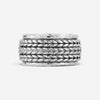 JAI Sterling Silver Artisan Textured Spinner Men's Ring JJH5026MR