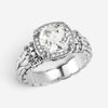 JAI Sterling Silver Diamond & White Topaz Ring JJH6007R-WTDI