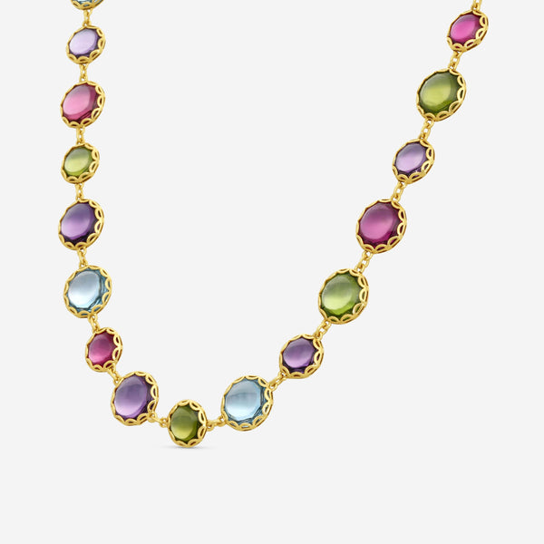 Goshwara Mischief 18K Yellow Gold Multi-Gemstone Necklace JN0050