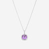 Goshwara Gossip 18K White Gold Amethyst Scallop Pendant JP0065-AM-W