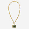 Goshwara G-One 18K Yellow Gold Large Emerald Cage Pendant Necklace JP0108-EM-Y-01 - THE SOLIST