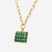 Goshwara G-One 18K Yellow Gold Large Emerald Cage Pendant Necklace JP0108-EM-Y-01 - THE SOLIST