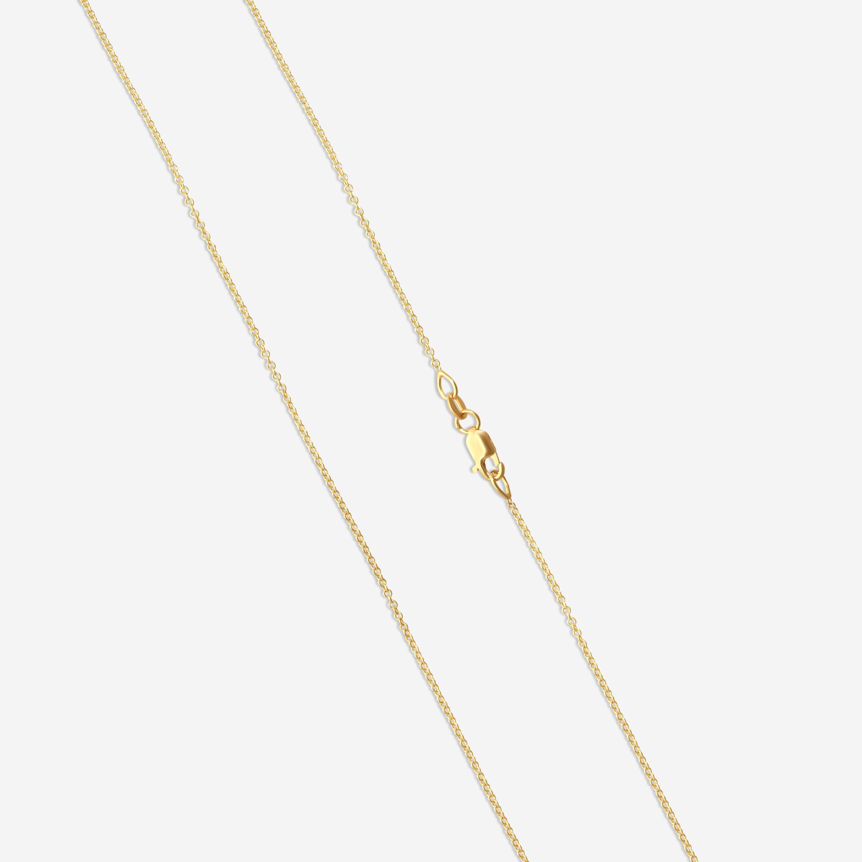 Goshwara Queen 18K Yellow Gold Oval Citrine Enamel Pendant JP0141-CT-ENWH-Y