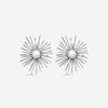 Assael Julie Parker 18K White Gold Pearl & Diamond Clip-On Earrings JPE0001