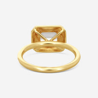 Goshwara Queen 18K Yellow Gold Enamel & Rock Crystal Ring Sz. 6.75 JR0291-RC
