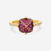Goshwara Sugarloaf 18K Yellow Gold Diamond and Ruby Ring Sz. 6.5 JR0153-RU-Y