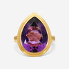 Goshwara G-One 18K Yellow Gold Amethyst Ring Sz. 7 JR0335-AMY