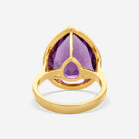 Goshwara G-One 18K Yellow Gold Amethyst Ring Sz. 7 JR0335-AMY