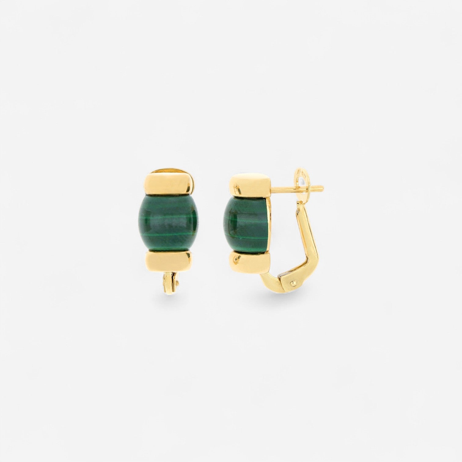 Tavanti Le Carrousel 18K Yellow Gold Malachite Earrings JS-75-1197-MA-Y-60