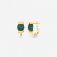 Tavanti Le Carrousel 18K Yellow Gold Malachite Earrings JS-75-1197-MA-Y-60