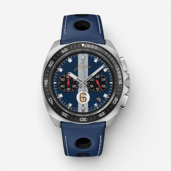 Junghans 1972 Chronoscope Sports Edition Chronograph Stainless Steel Quartz Men's Watch 41/4577.00