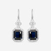 Suna Platinum Sapphire & Diamond Drop Earrings E2462SP-LB