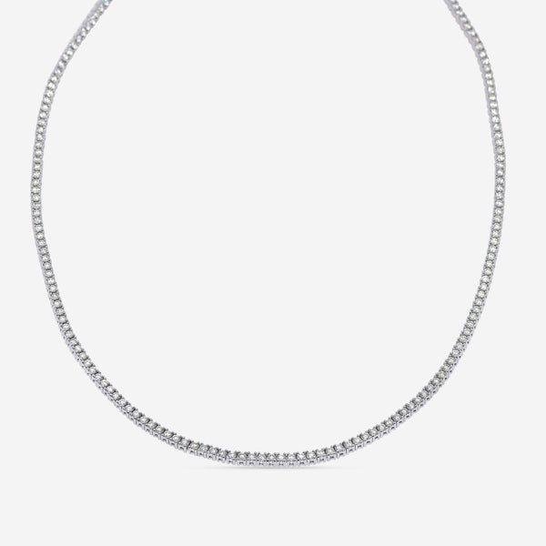 Tresorra 18K White Gold, Diamond 3.01ct. tw. Tennis Necklace K0214TN72