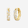 Ina Mar 14K Yellow Gold Oval & Round Cut Diamond Hoop Earrings KE611743YQ-G