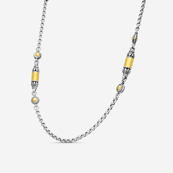 KONSTANTINO – “Aspasia” Sterling Silver & 18K Yellow Gold Necklace – KOKJ259-130-18 2U

Chain Length: 18.0 in. - THE SOLIST