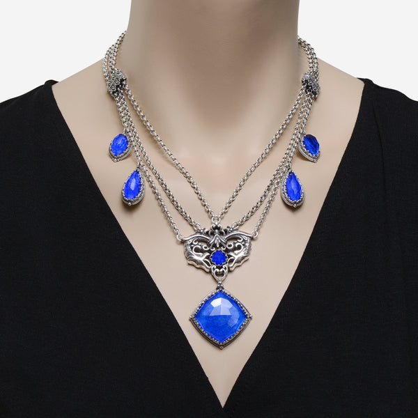 Konstantino Andromeda Sterling Silver and Lapis Doublet Necklace KOKJ449-131-381 - THE SOLIST