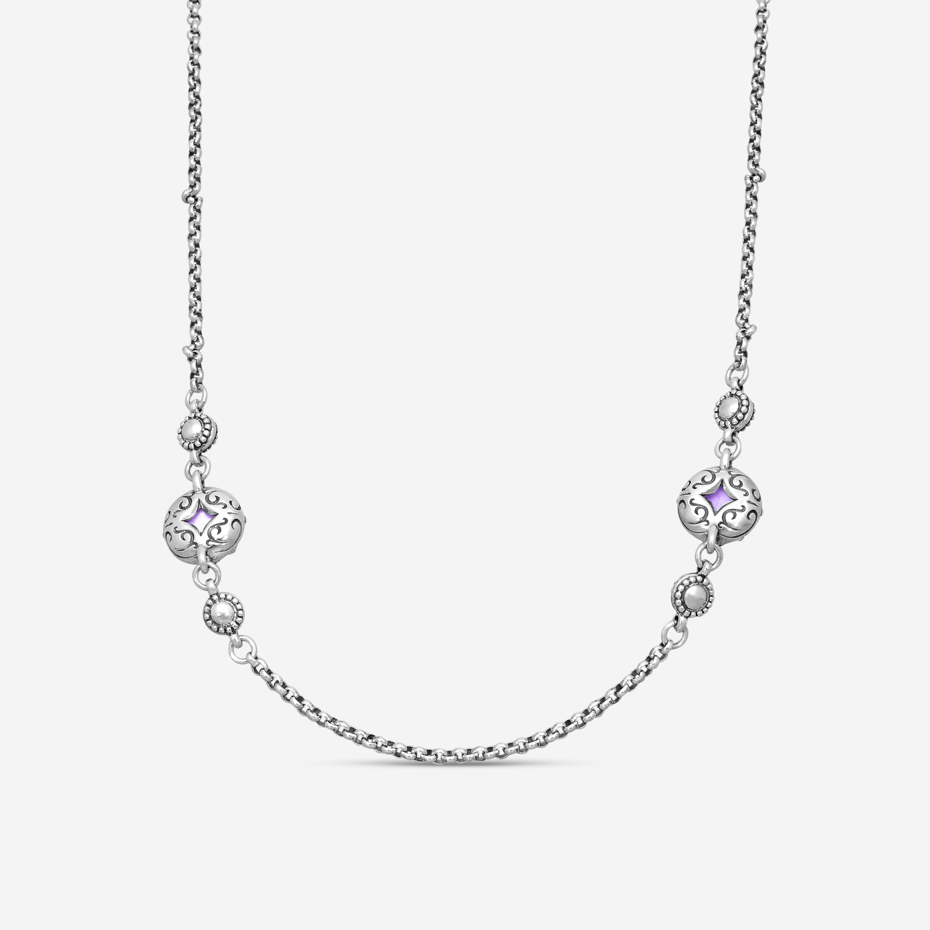 KONSTANTINO – “Gen K 2” Sterling Silver, Pink Corundum Doublet Necklace (PCD: 8 mm) – KOKJ501-131-652-18 2U

Chain Length: 18.0 in. - THE SOLIST