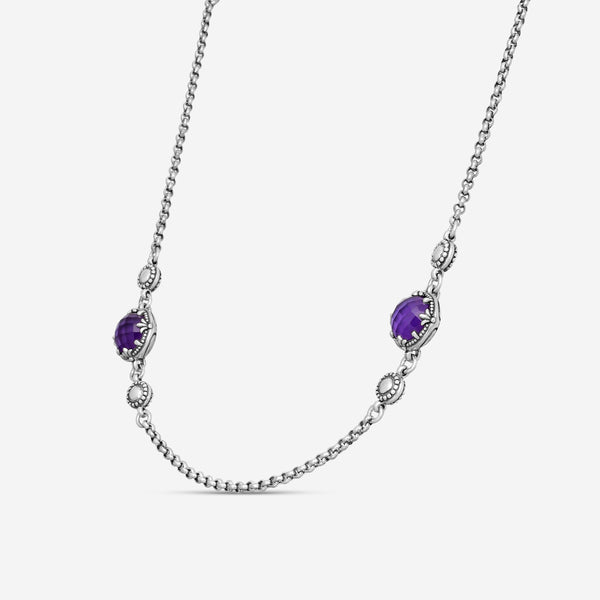 KONSTANTINO – “Gen K 2” Sterling Silver, Amethyst Doublet Necklace (AD: 8 mm) – KOKJ501-131-653-18 2U

Chain Length: 18.0 in. - THE SOLIST