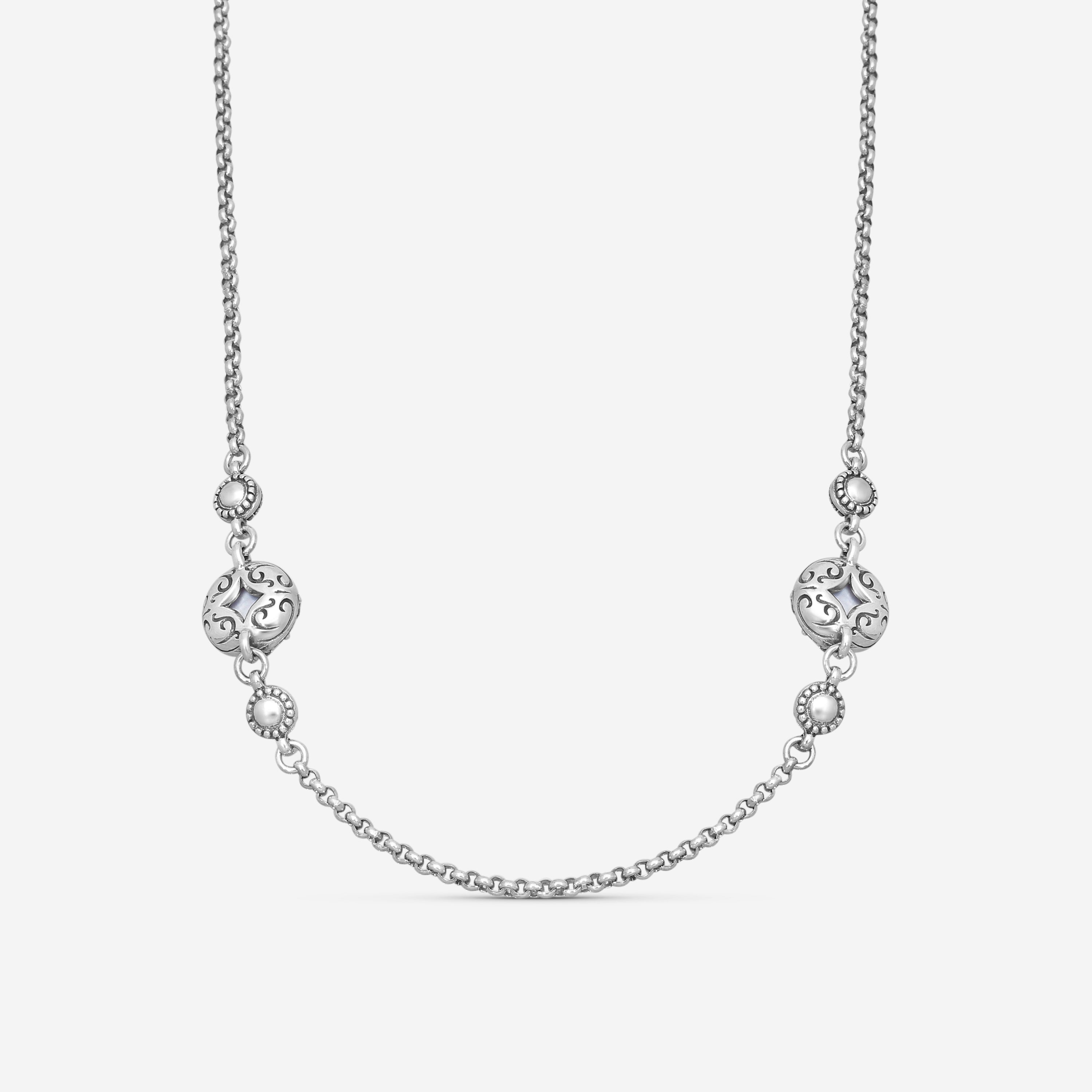 KONSTANTINO – “Gen K 2” Sterling Silver, Amethyst Doublet Necklace (AD: 8 mm) – KOKJ501-131-653-18 2U

Chain Length: 18.0 in. - THE SOLIST